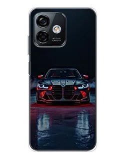 Чехол для Ulefone Note 16 Pro с картинкой «BMW на мокрой дороге»