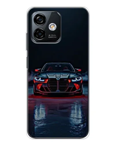 Чехол для Ulefone Note 16 Pro с картинкой «BMW на мокрой дороге»