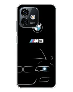 Чехол для Ulefone Note 16 Pro с картинкой «Минималистичный принт BMW M3»