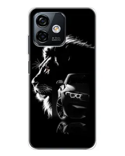 Чехол для Ulefone Note 16 Pro с картинкой «BMW и лев»
