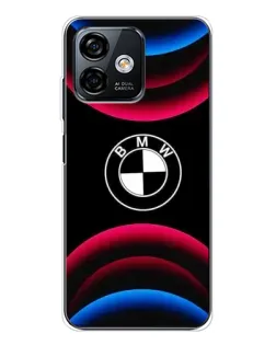 Чехол для Ulefone Note 16 Pro с картинкой «Логотип BMW и неоновые дуги»