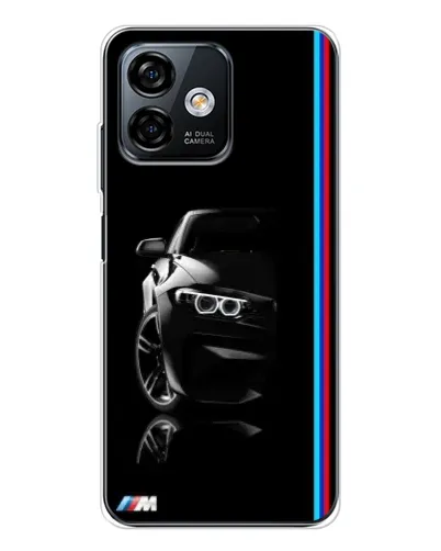Чехол для Ulefone Note 16 Pro с картинкой «Силуэт BMW в темноте»