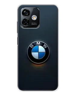 Чехол для Ulefone Note 16 Pro с картинкой «Логотип BMW — минимализм»