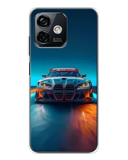 Чехол для Ulefone Note 16 Pro с картинкой «BMW — огни неона» Чехол для Ulefone Note 16 Pro с картинкой «BMW — огни неона»