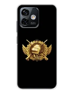 Чехол для Ulefone Note 16 Pro с картинкой «PUBG — оранжевый градиент»