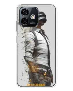 Чехол для Ulefone Note 16 Pro с картинкой «PUBG — боец в пыли»