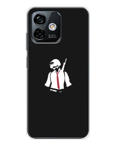 Чехол для Ulefone Note 16 Pro с картинкой «PUBG — силуэт воина» Чехол для Ulefone Note 16 Pro с картинкой «PUBG — силуэт воина»