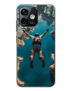 Чехол для Ulefone Note 16 Pro с картинкой «PUBG — свободное падение»