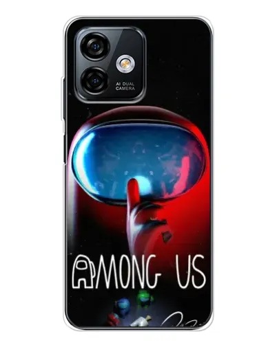 Чехол для Ulefone Note 16 Pro с картинкой «Красный импостер — макро»