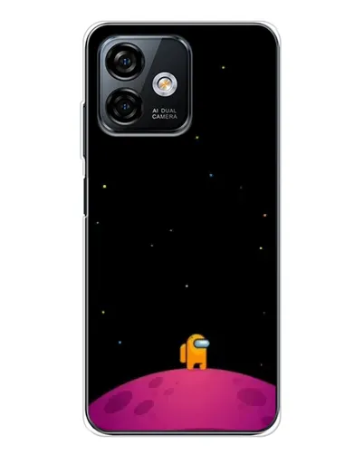 Чехол для Ulefone Note 16 Pro с картинкой «Одинокий герой на планете»