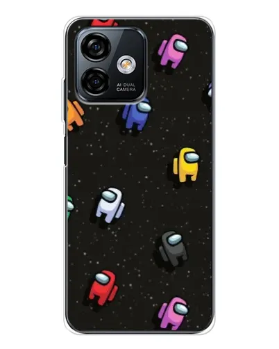 Чехол для Ulefone Note 16 Pro с картинкой «Космический паттерн Among Us»
