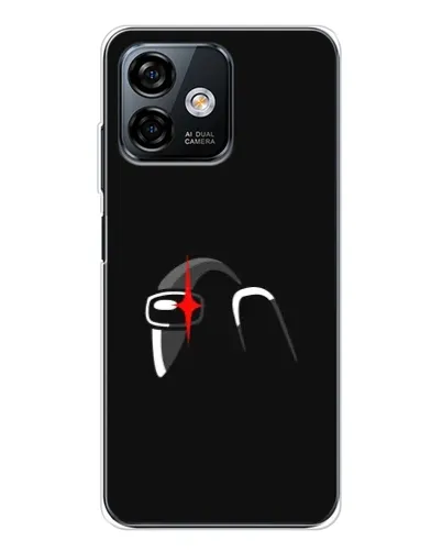 Чехол для Ulefone Note 16 Pro с картинкой «Among Us шлем»