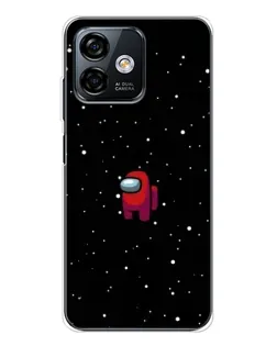 Чехол для Ulefone Note 16 Pro с картинкой «Красный Among Us»