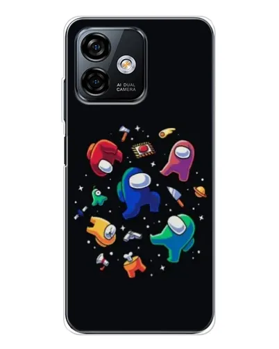 Чехол для Ulefone Note 16 Pro с картинкой «Among Us космос»