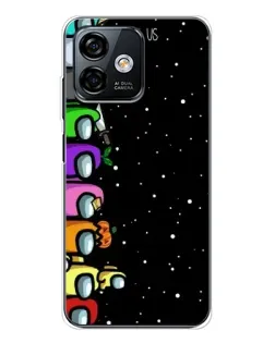Чехол для Ulefone Note 16 Pro с картинкой «Команда Among Us»