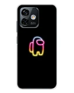 Чехол для Ulefone Note 16 Pro с картинкой «Among Us градиент»
