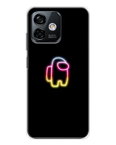 Чехол для Ulefone Note 16 Pro с картинкой «Among Us градиент»