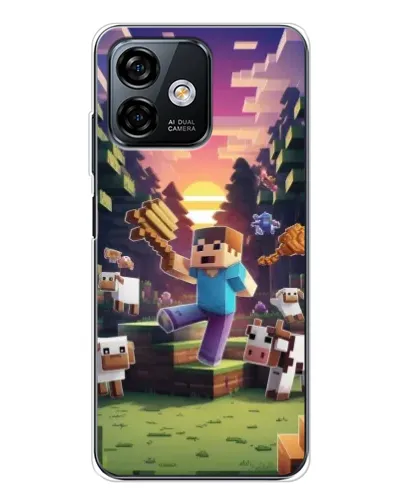 Чохол для Ulefone Note 16 Pro з картинкою «Стів на фермі» Чохол для Ulefone Note 16 Pro з картинкою «Стів на фермі»