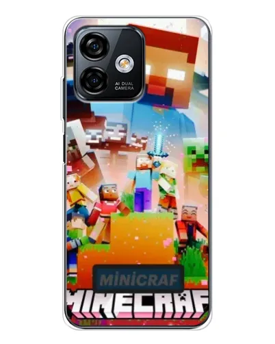 Чохол для Ulefone Note 16 Pro з картинкою «Minecraft герої гри» Чохол для Ulefone Note 16 Pro з картинкою «Minecraft герої гри»