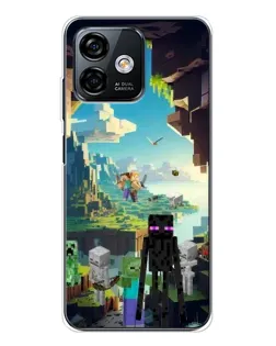 Чохол для Ulefone Note 16 Pro з картинкою «Ендермен у лісі»