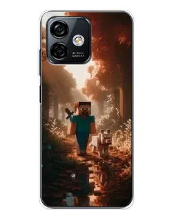 Чохол для Ulefone Note 16 Pro з картинкою «Стів у лісі»