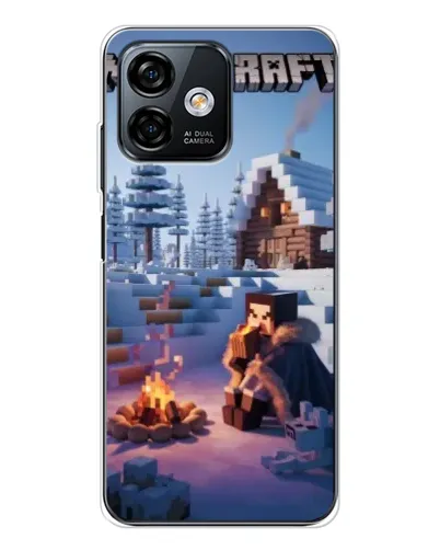 Чохол для Ulefone Note 16 Pro з картинкою «Зимовий Minecraft» Чохол для Ulefone Note 16 Pro з картинкою «Зимовий Minecraft»