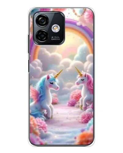 Чохол для Ulefone Note 16 Pro з картинкою «Веселка і єдинороги» Чохол для Ulefone Note 16 Pro з картинкою «Веселка і єдинороги»