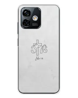Чехол для Ulefone Note 16 Pro с картинкой «Иоанна 3:16 Крест» Чехол для Ulefone Note 16 Pro с картинкой «Иоанна 3:16 Крест»