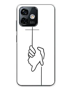 Чехол для Ulefone Note 16 Pro с картинкой «Рука держит» Чехол для Ulefone Note 16 Pro с картинкой «Рука держит»