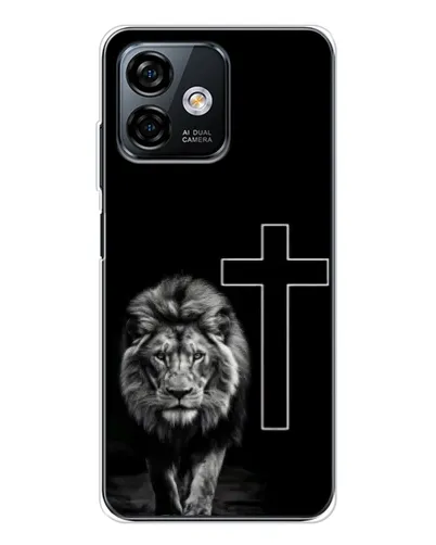 Чехол для Ulefone Note 16 Pro с картинкой «Лев и Крест»