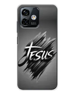 Чехол для Ulefone Note 16 Pro с картинкой «Надпись Jesus Graffiti»