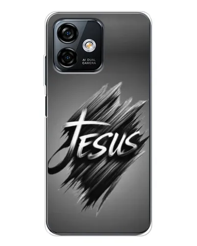 Чехол для Ulefone Note 16 Pro с картинкой «Надпись Jesus Graffiti»