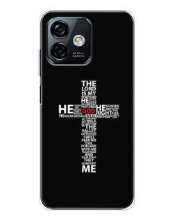 Чохол для Ulefone Note 16 Pro з картинкою «Текстовий хрест»
