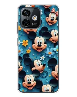 Чохол для Ulefone Note 16 Pro з картинкою «Паттерн Міккі та Мінні»