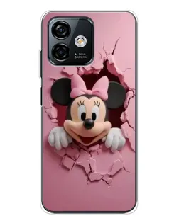 Чохол для Ulefone Note 16 Pro з картинкою «Мінні крізь стіну»