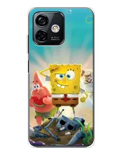 Чохол для Ulefone Note 16 Pro з картинкою «Спанч Боб переможець»