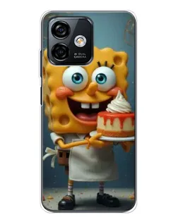 Чохол для Ulefone Note 16 Pro з картинкою «Кухар Спанч Боб»