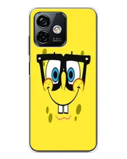 Чохол для Ulefone Note 16 Pro з картинкою «Мінімалістичний Спанч Боб»