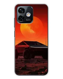 Чохол для Ulefone Note 16 Pro з картинкою «Cybertruck на Марсі»