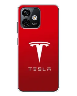 Чохол для Ulefone Note 16 Pro з картинкою «Tesla Red Classic»