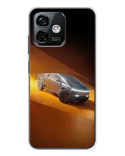 Чохол для Ulefone Note 16 Pro з картинкою «Cybertruck у пустелі»