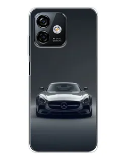 Чехол для Ulefone Note 16 Pro с картинкой «Mercedes на черном»