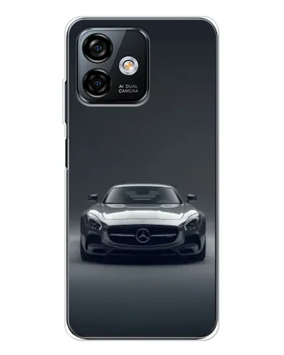 Чехол для Ulefone Note 16 Pro с картинкой «Mercedes на черном»