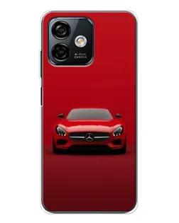 Чехол для Ulefone Note 16 Pro с картинкой «Красный Mercedes AMG»