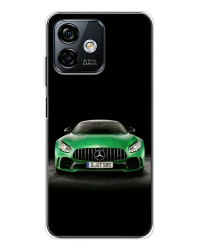 Чехол для Ulefone Note 16 Pro с картинкой «Mercedes — неоновый лого»