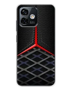 Чехол для Ulefone Note 16 Pro с картинкой «Mercedes Carbon Grid»