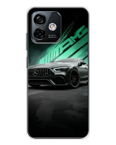 Чехол для Ulefone Note 16 Pro с картинкой «Темный Mercedes AMG»