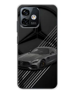 Чехол для Ulefone Note 16 Pro с картинкой «Mercedes AMG — графика»