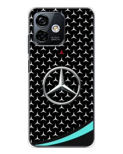 Чехол для Ulefone Note 16 Pro с картинкой «Mercedes — бирюзовый акцент»
