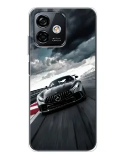 Чехол для Ulefone Note 16 Pro с картинкой «Гоночный Mercedes AMG»
